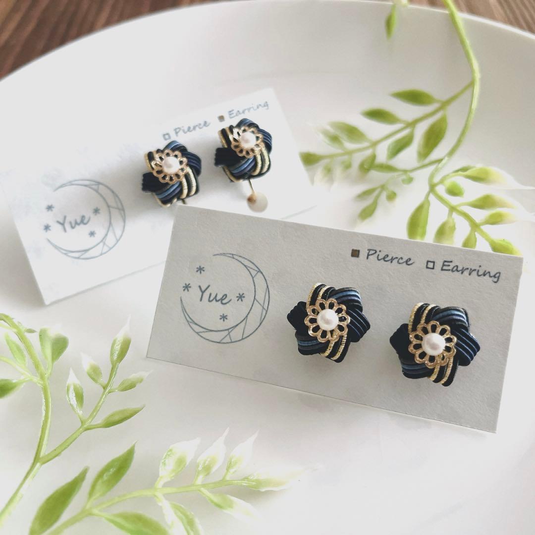 *六角形のピアス*【瞑天の月】