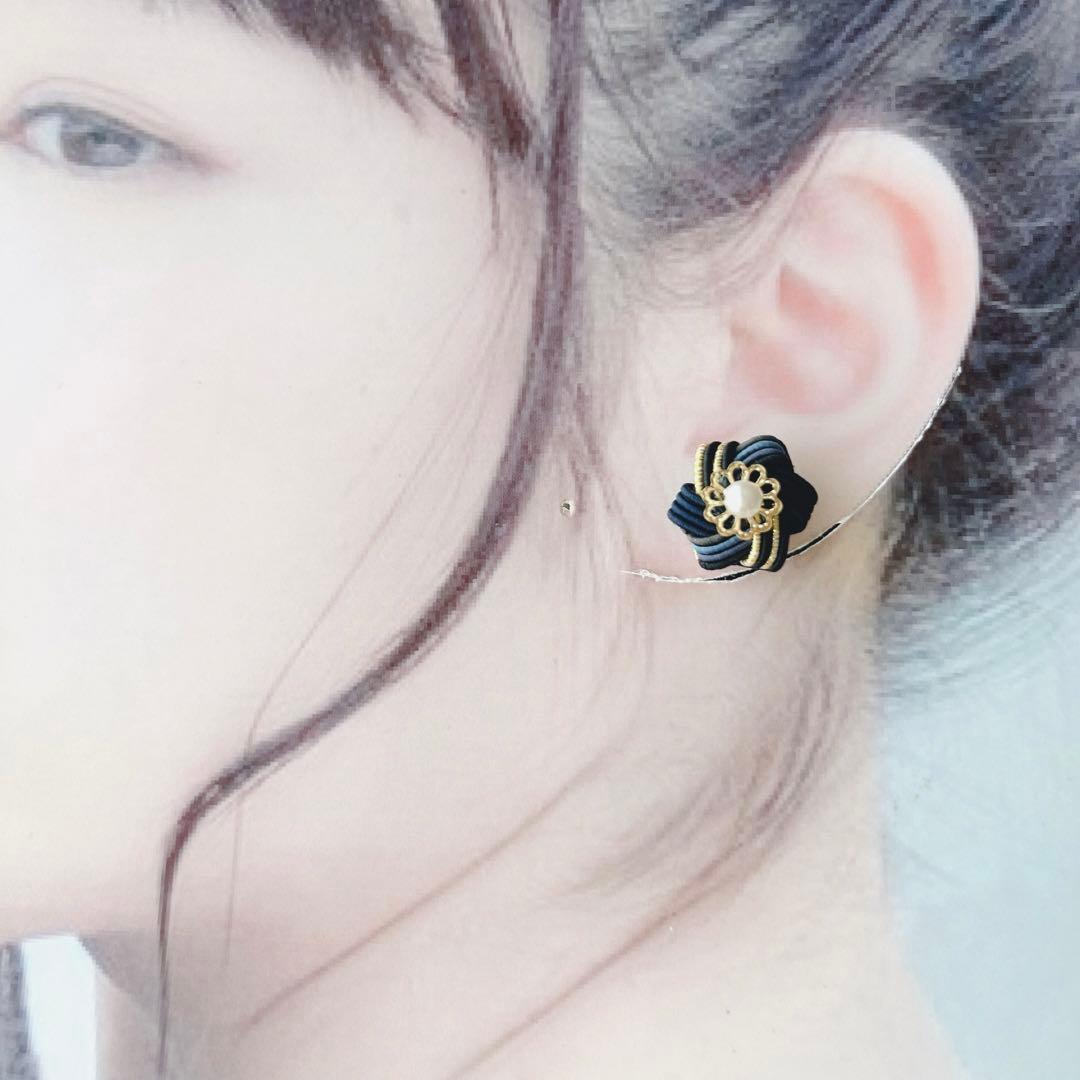 *六角形のピアス*【瞑天の月】