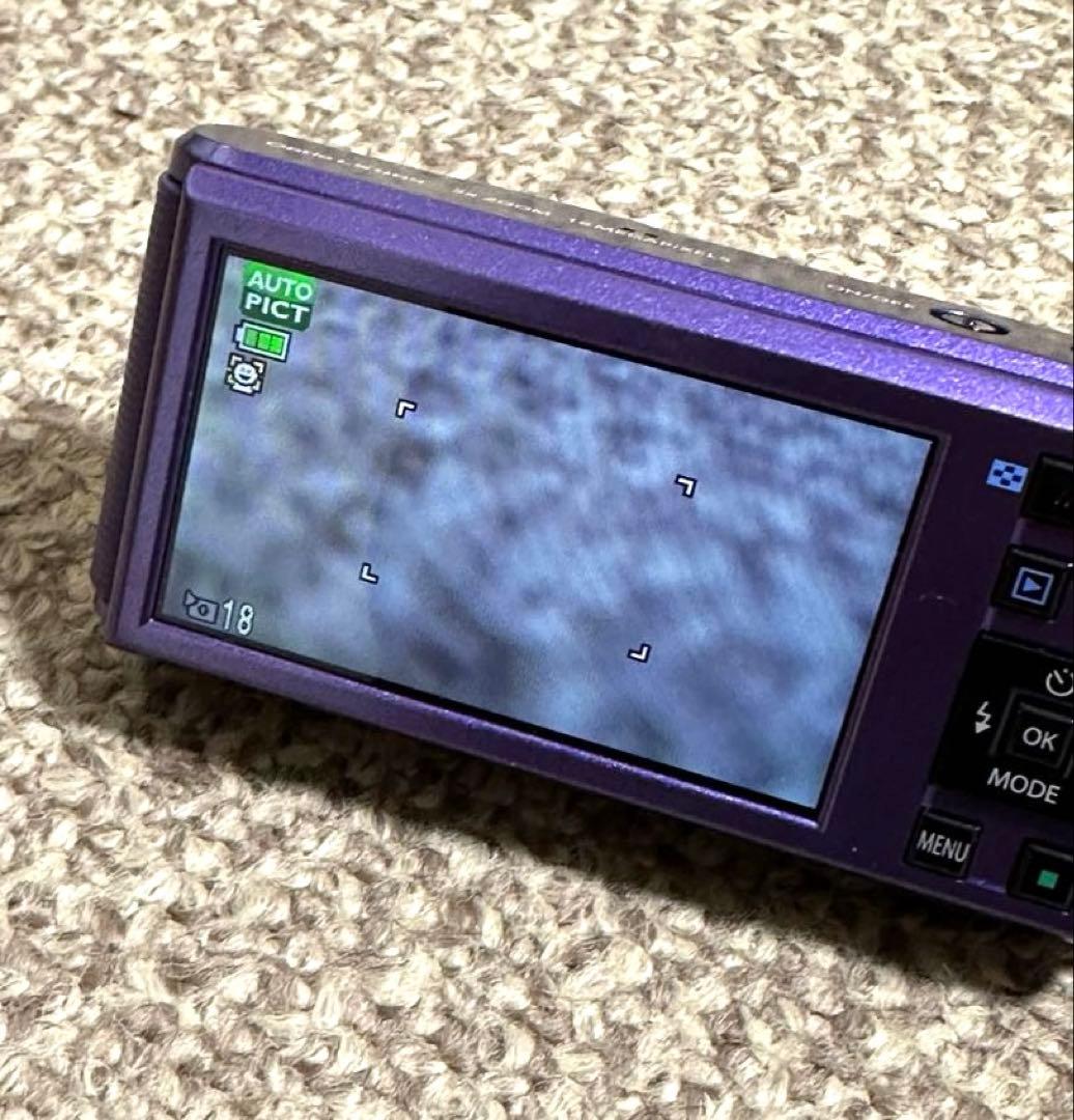 PENTAX 、optio.LS465、デジタルカメラ パープル、ジャンク品