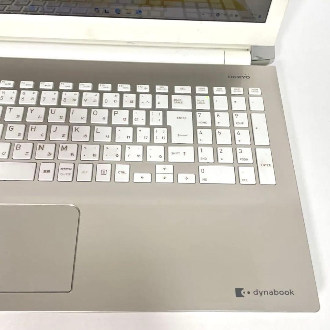 東芝 dynabook T65DG SSD256GB メモリ12GB パソコン