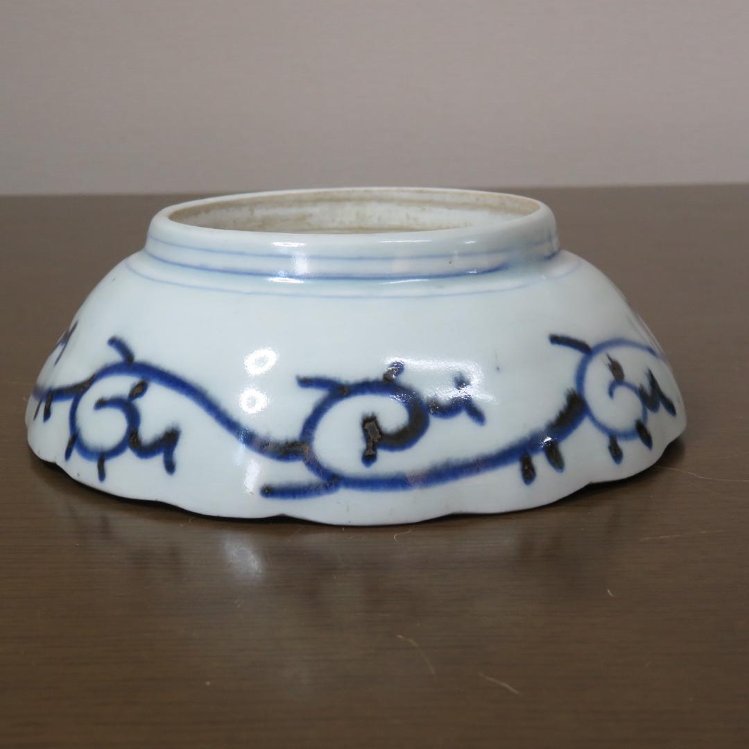 微塵唐草 なます皿 5枚 松竹梅 蛇の目 江戸 美品