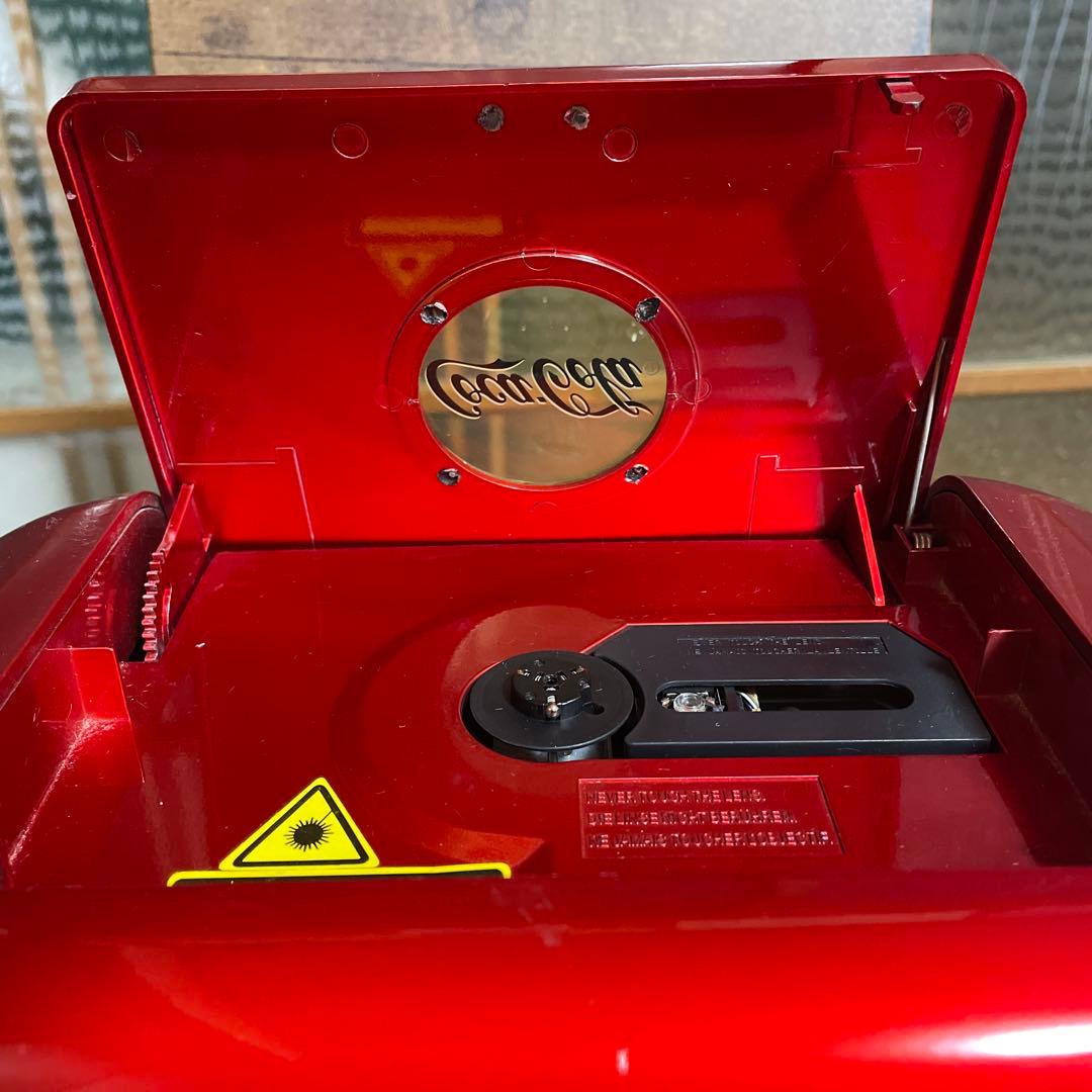 【値引】【ジャンク扱い】Coca-Cola CDラジオプレイヤー　希少レア