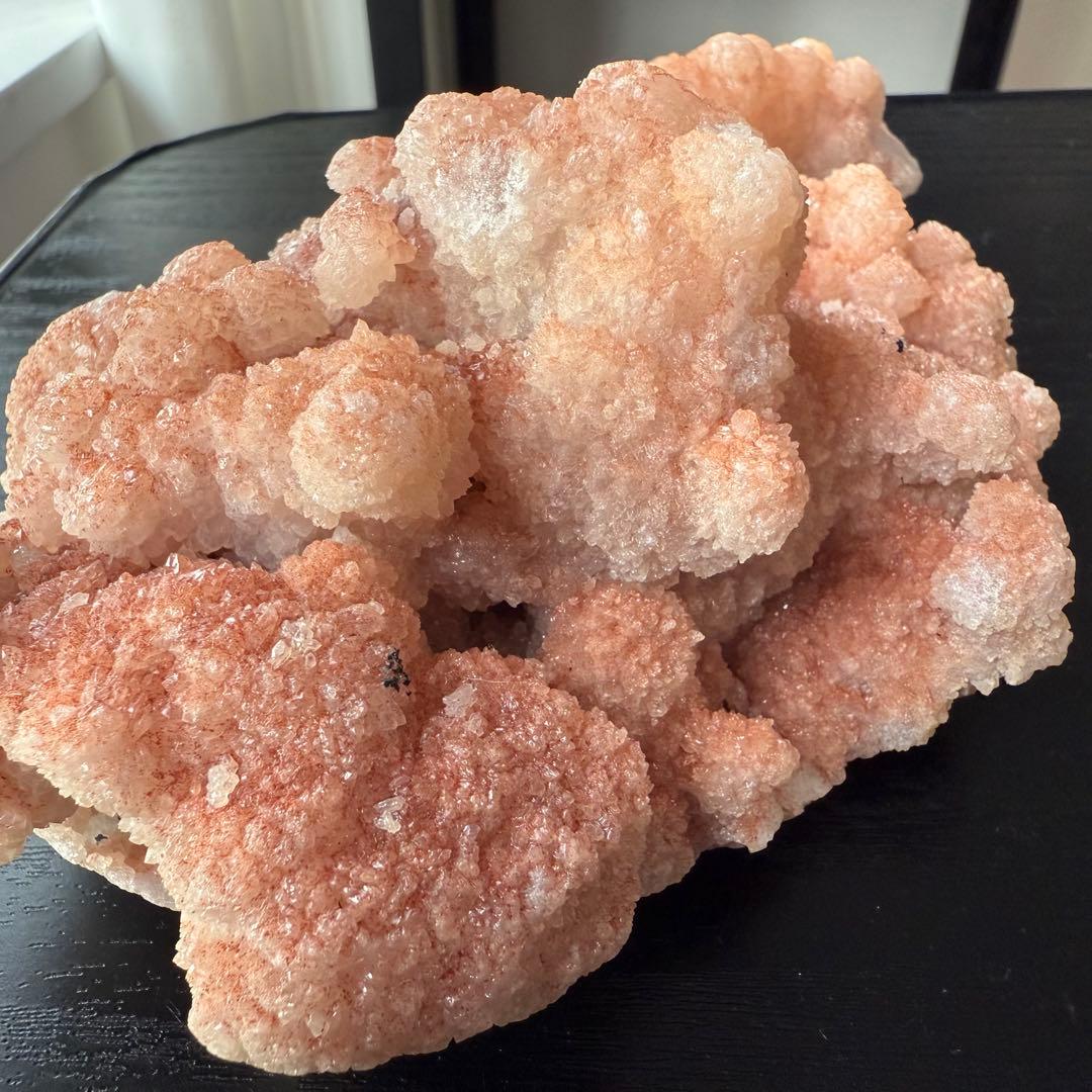 天然石ピンクアメジストの原石　置物　鉱物NO.010912