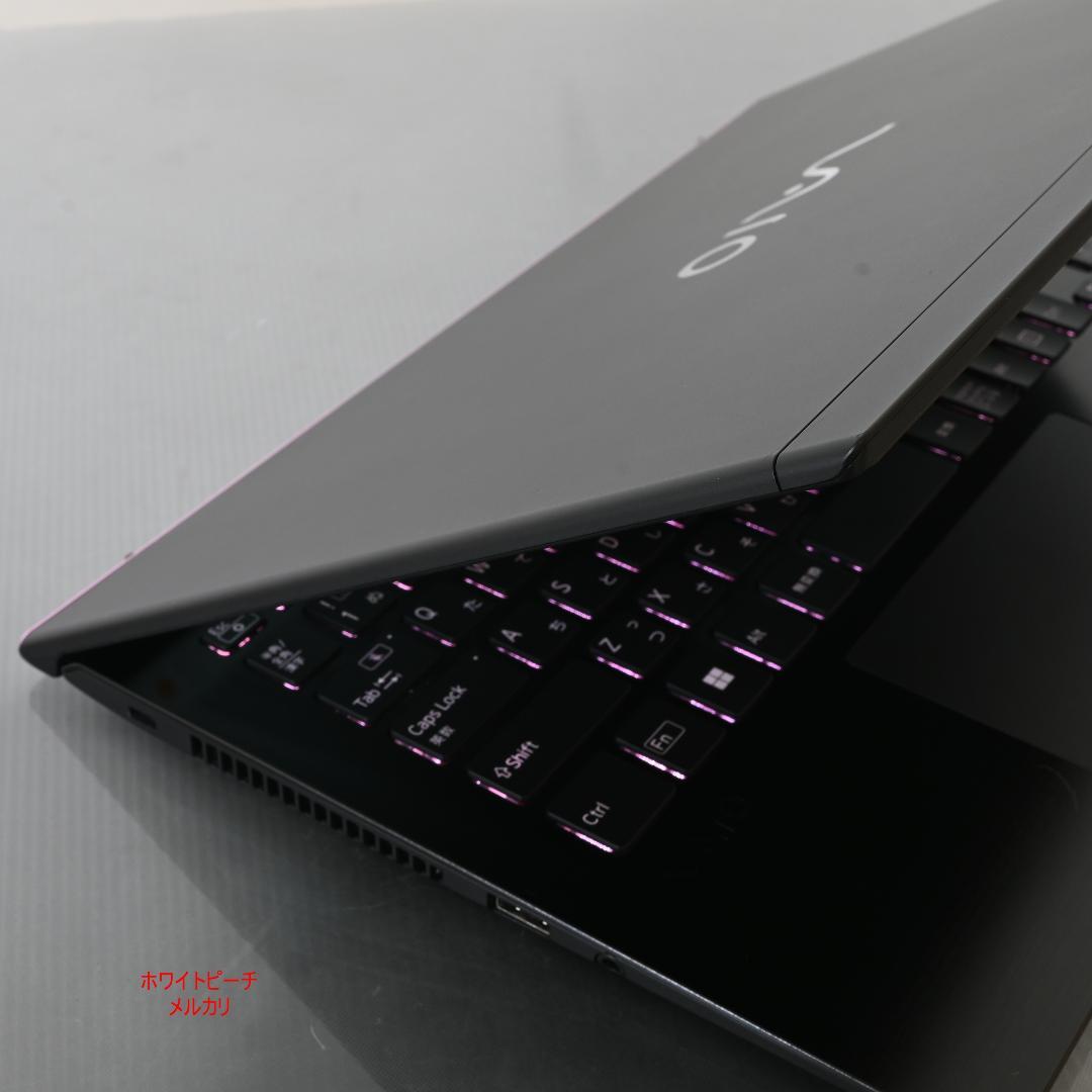 美品Vaio pro PK i5 _16G_256GB ピンクに光るキーボード