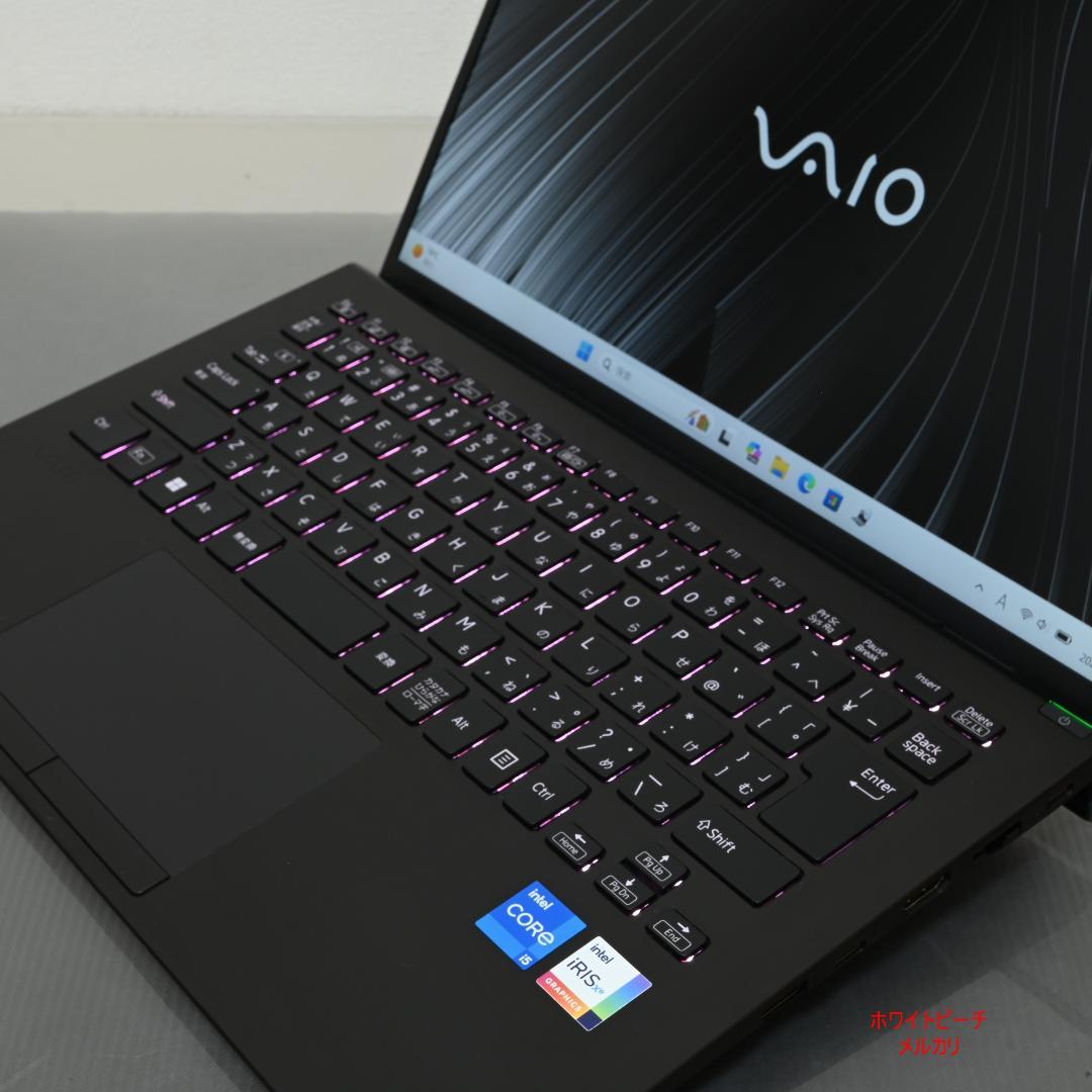 美品Vaio pro PK i5 _16G_256GB ピンクに光るキーボード