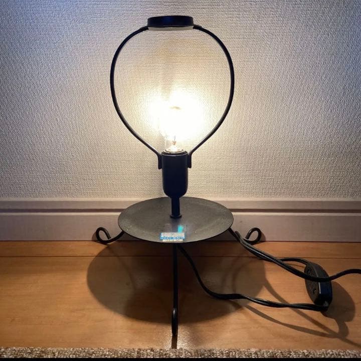ルームライト ボール ロープ 麻 網ネット 電球 オレンジ ブラウン 2点セット