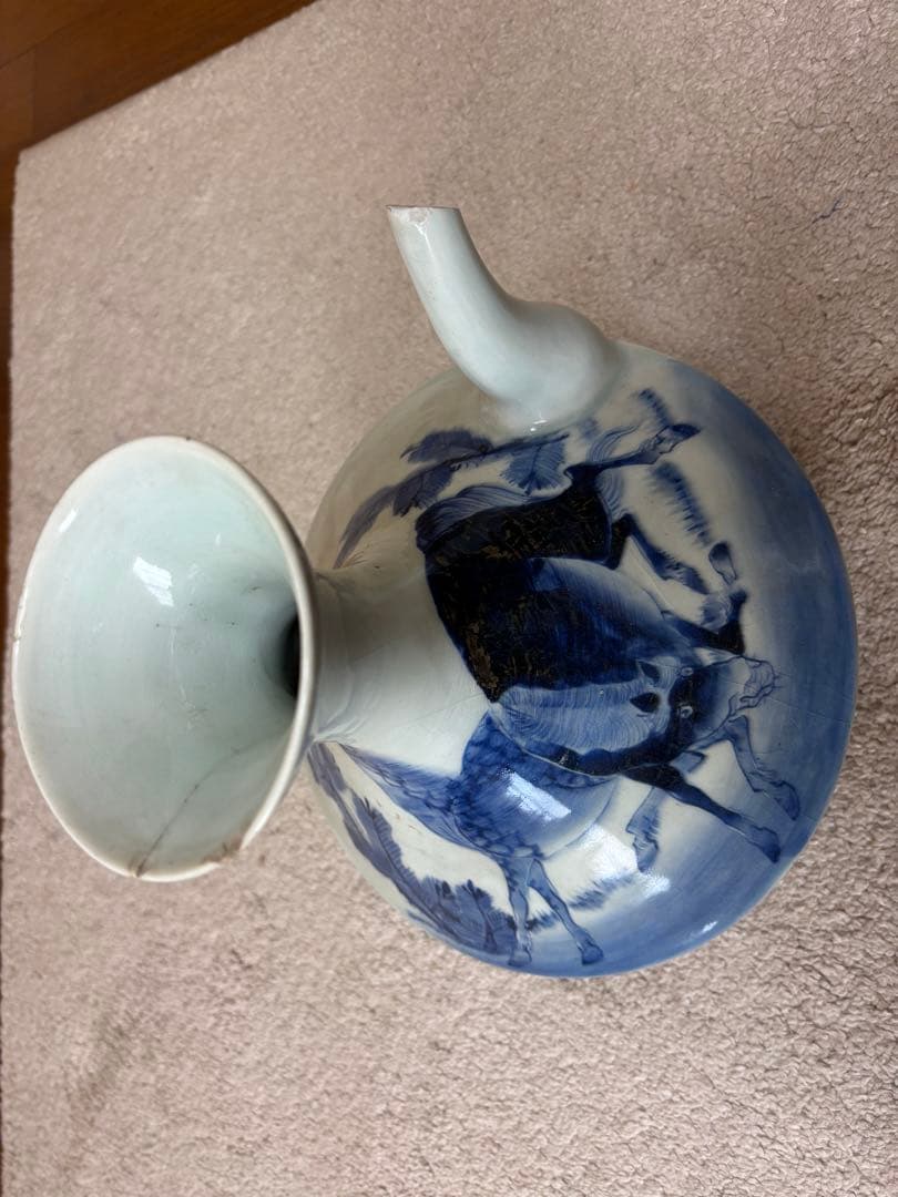 平戸焼「軍持（ケンディ）」酒器・水差し　骨董品