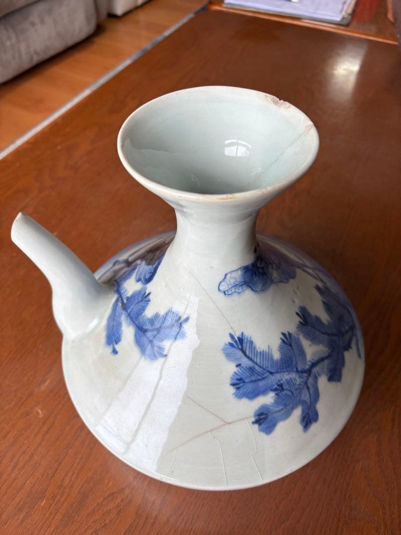 平戸焼「軍持（ケンディ）」酒器・水差し　骨董品