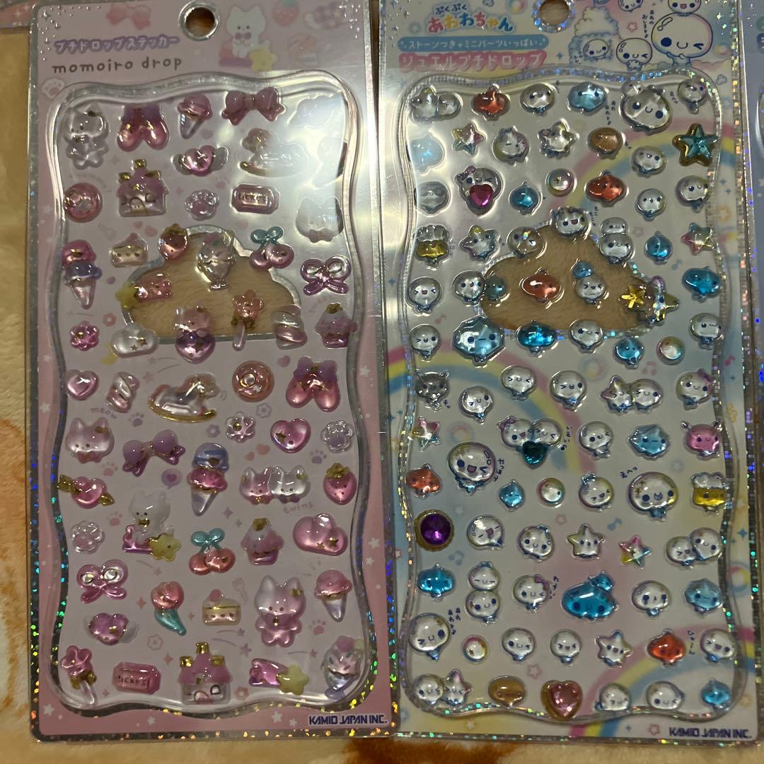 【正規品】ジュエルプチドロップ プチドロップステッカー 9枚セット