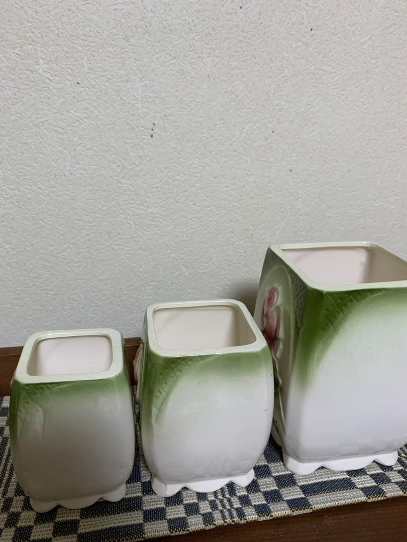 イマン　imane イヴ　ホーローキャニスター&ジャンヌ　陶器キャニスター3個