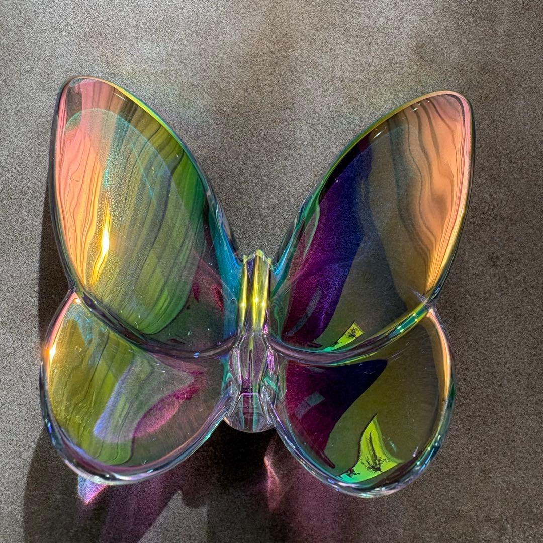 最終値下げ　baccarat　バカラ　ラッキーバタフライ イリゼクリア