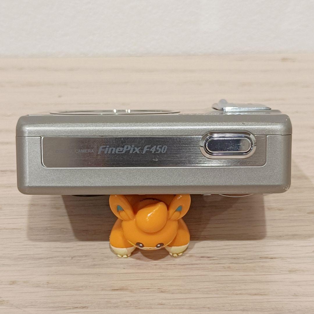 美品 動作確認済 FUJIFILM FinePix F450 デジカメ シルバー