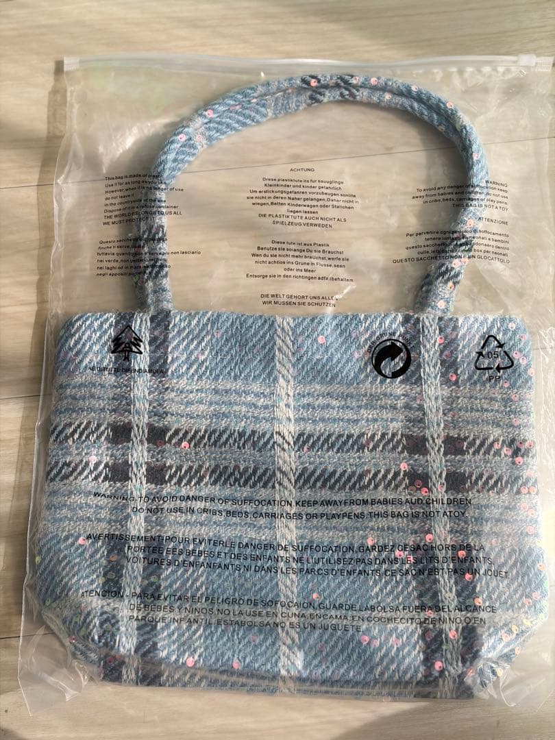 【新品未使用】CHANEL シャネル ノベルティ トートバッグ ブルー 非売品