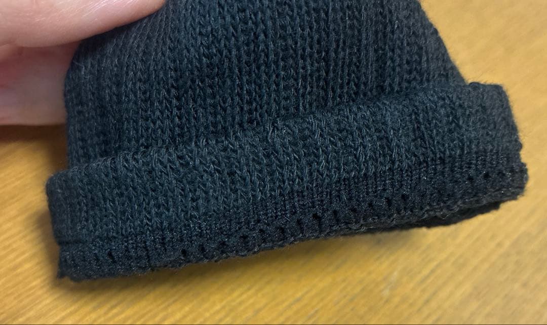 スノちる　ちるぬい　ニット帽　帽子　ブラック　Man ハンドメイド　2個