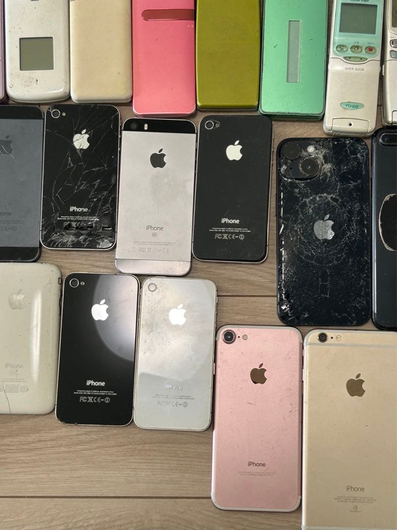iPhone 28台、ガラ系151台、Android56台のセット　ジャンク