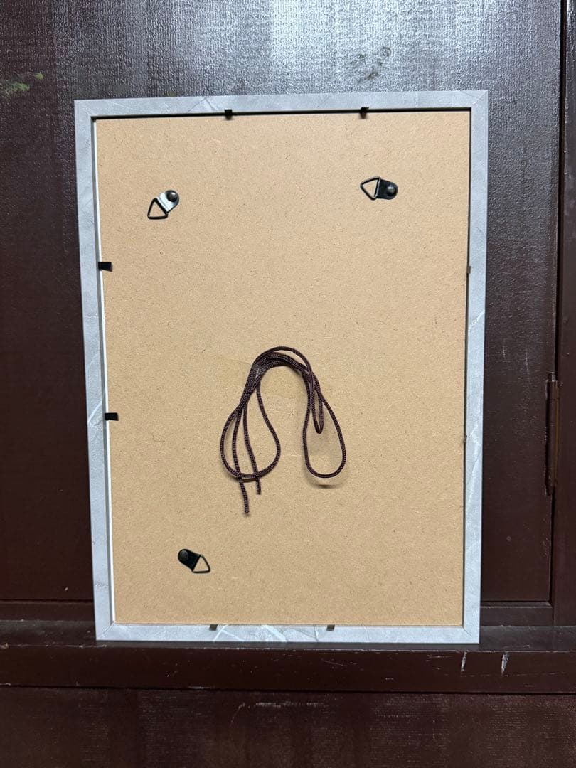 水墨画良寛「天上大風」、良寛画家渡邊守峯原画、希少！、良寛しおり付き♪