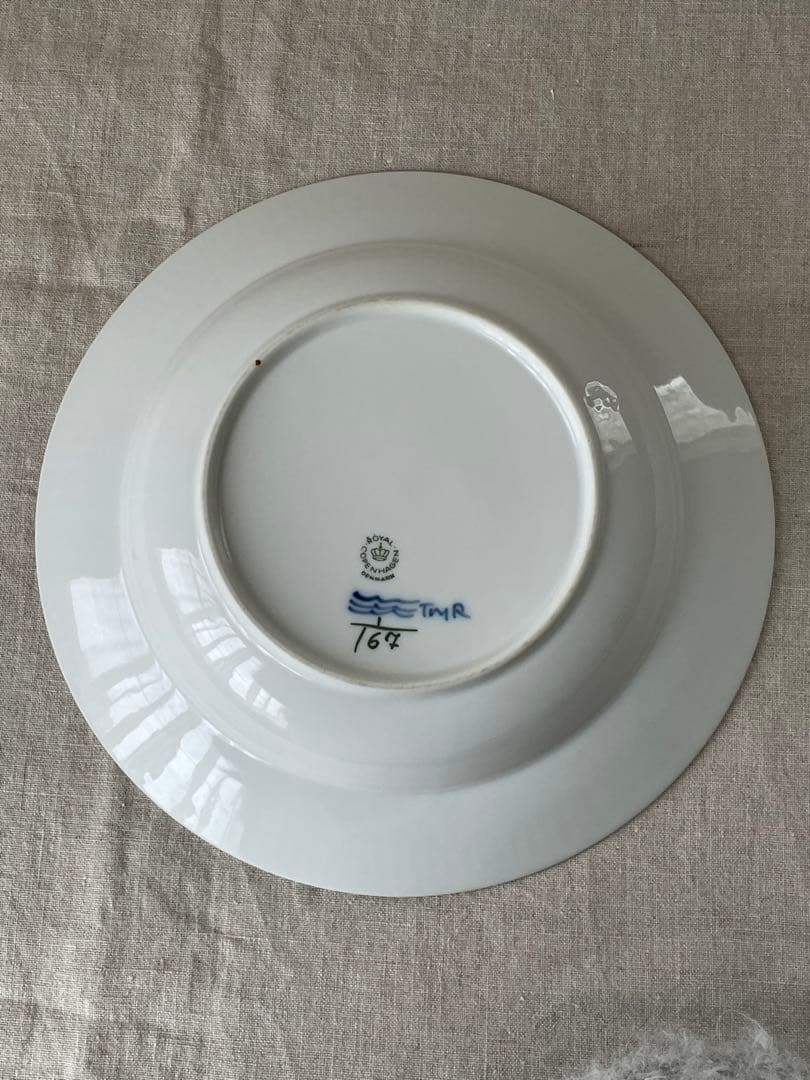 ③【中古】ロイヤルコペンハーゲン ブルーフルーテッド プレイン ディープ皿1枚