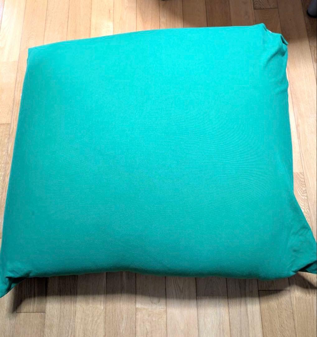 ヨギボーミニ　グリーン　ヘタリ無し　Yogibo Mini ビーズ　クッション