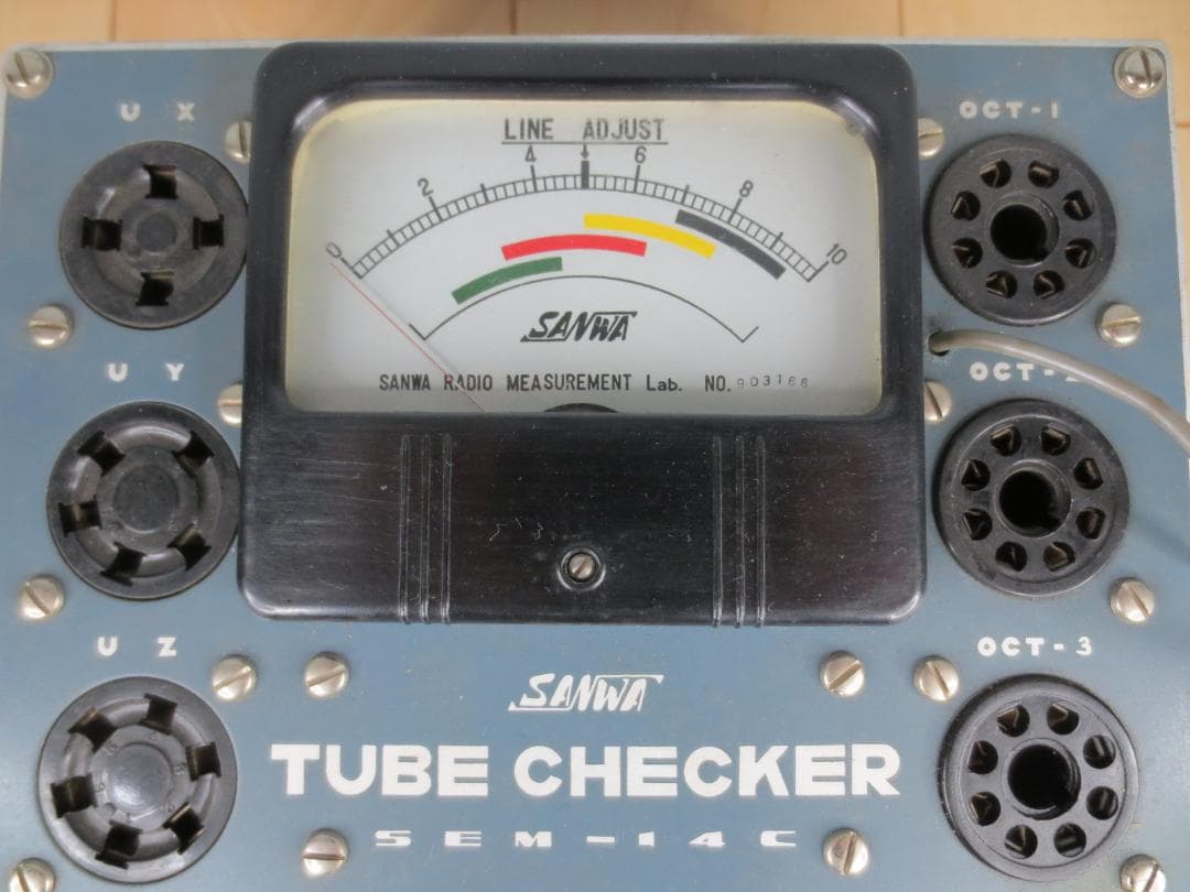 真空管試験機★TUBE CHECKER★SEM-14C/SANWA RADIO