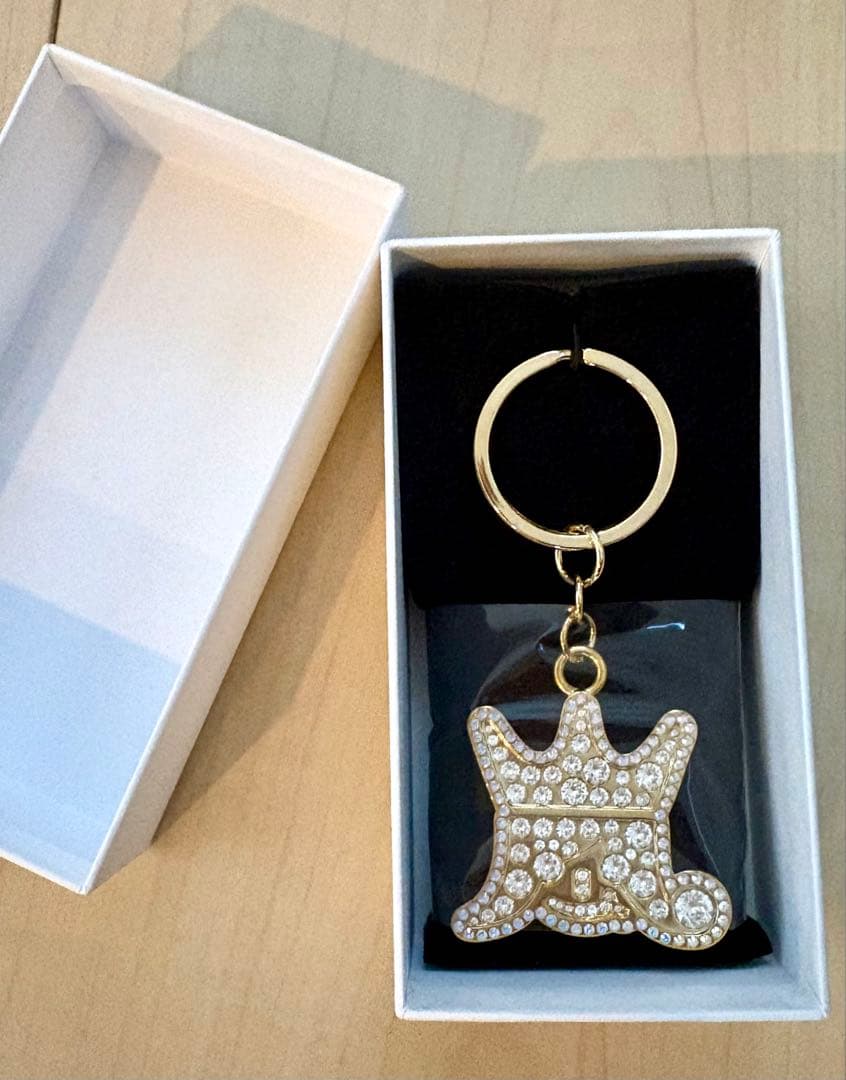 嵐　スワロフスキー　ゴールドキーホルダー