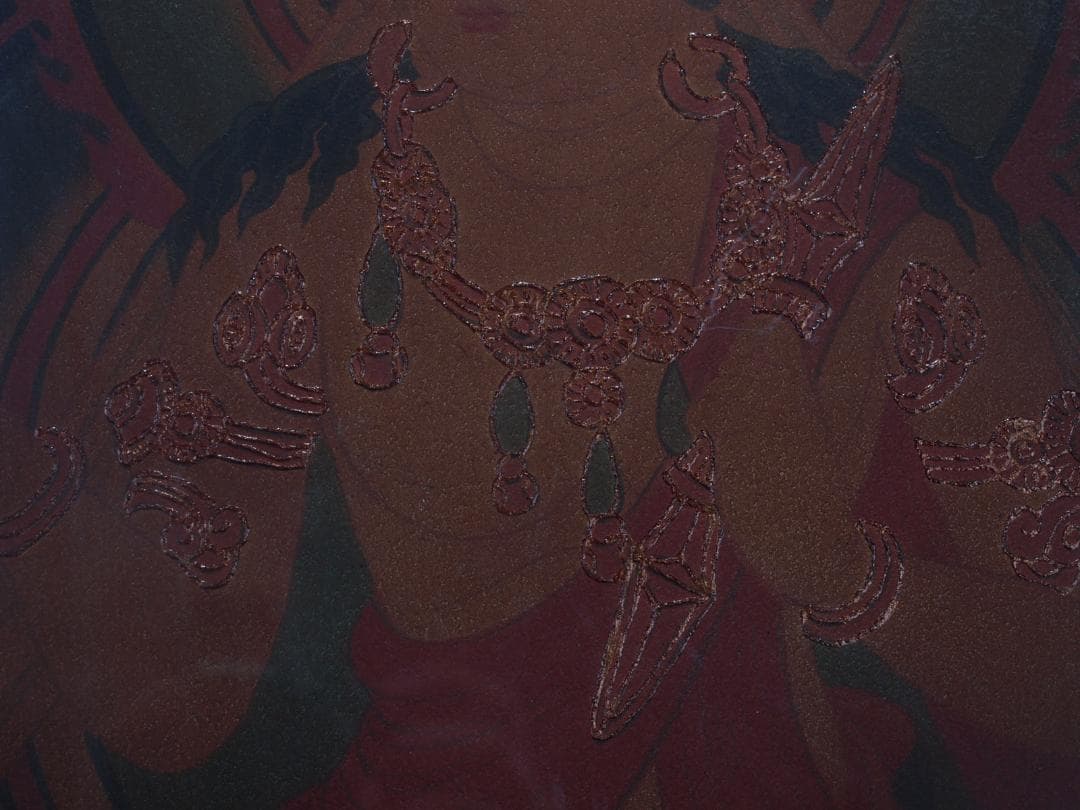 中国の壁画　戦時のもの　人物図　貴重品 AK1742A7-2