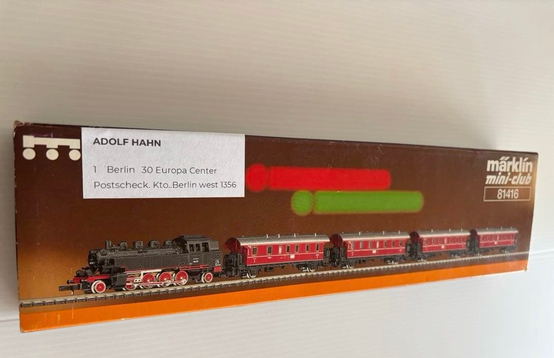 メルクリン　ミニクラブ 　81416 クラス86形蒸気機関車　5両セット