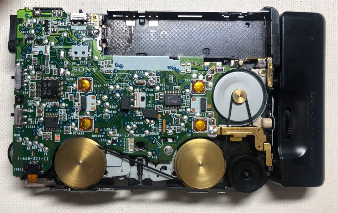 復活も単三のみの可動、普通品WM-EX622SONYカセットウォークマン可動品M