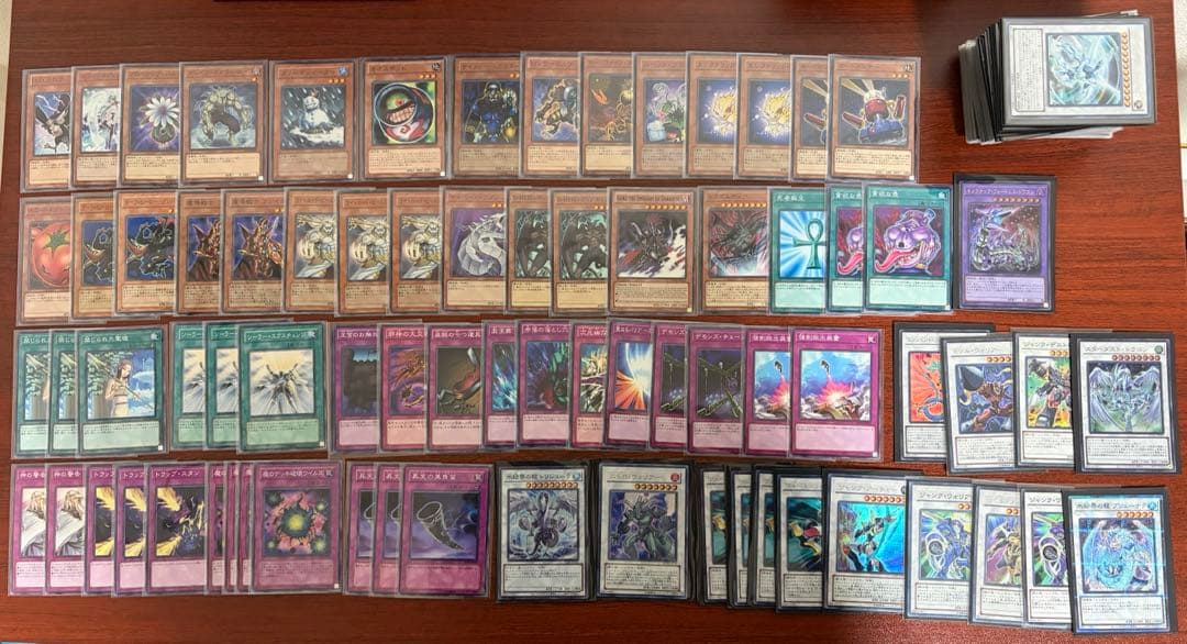 遊戯王OCG 1103 クイックジャンドデッキ　サイドエクストラ　調整パーツ付