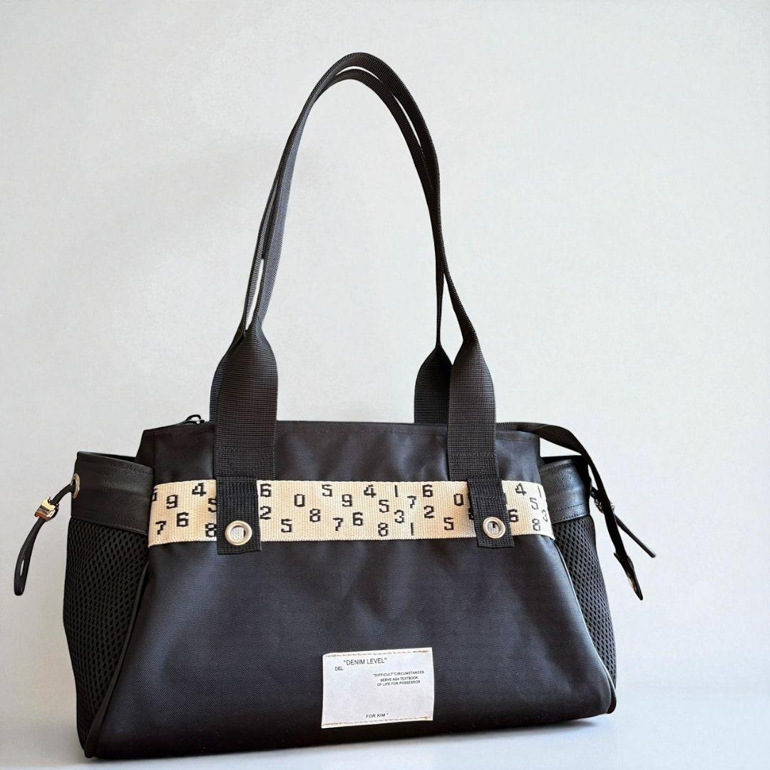 NYLON tote bag／横長type／デニムリメイク