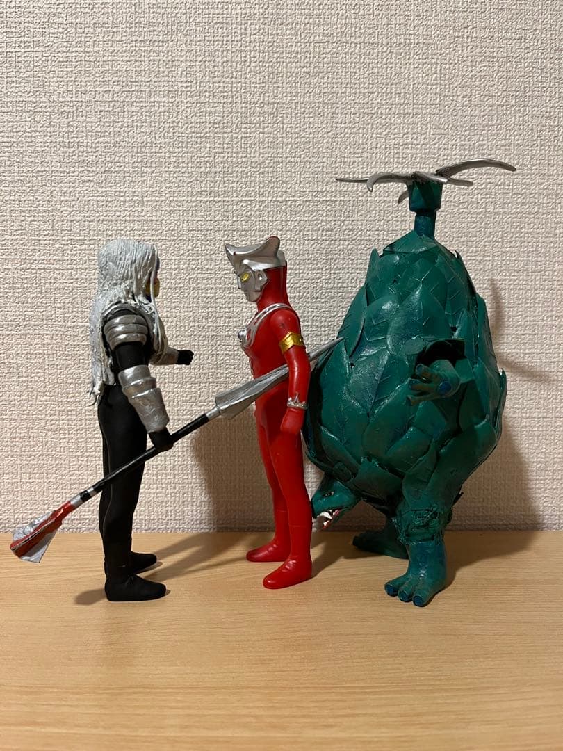 怪獣 ウルトラマン ソフビ カスタム リペイント レオ怪獣セット