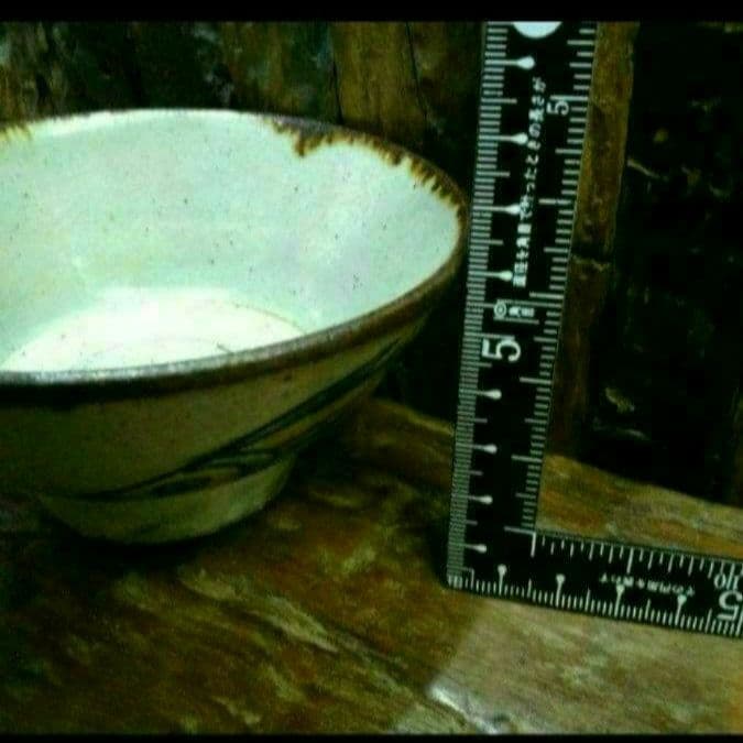 沖縄　やちむん　魚紋　茶碗　杯　金城敏男作