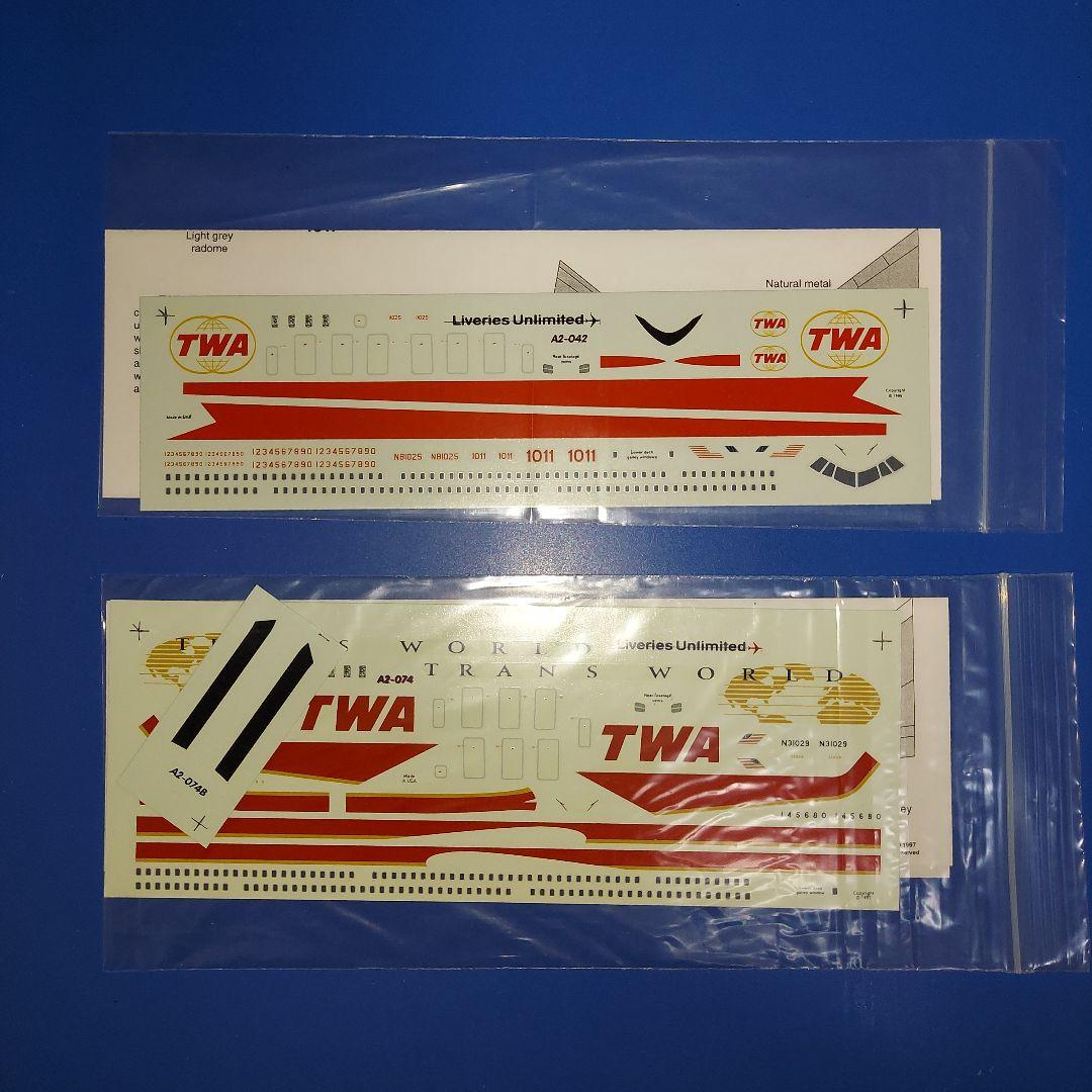 飛行機プラモ　デカール