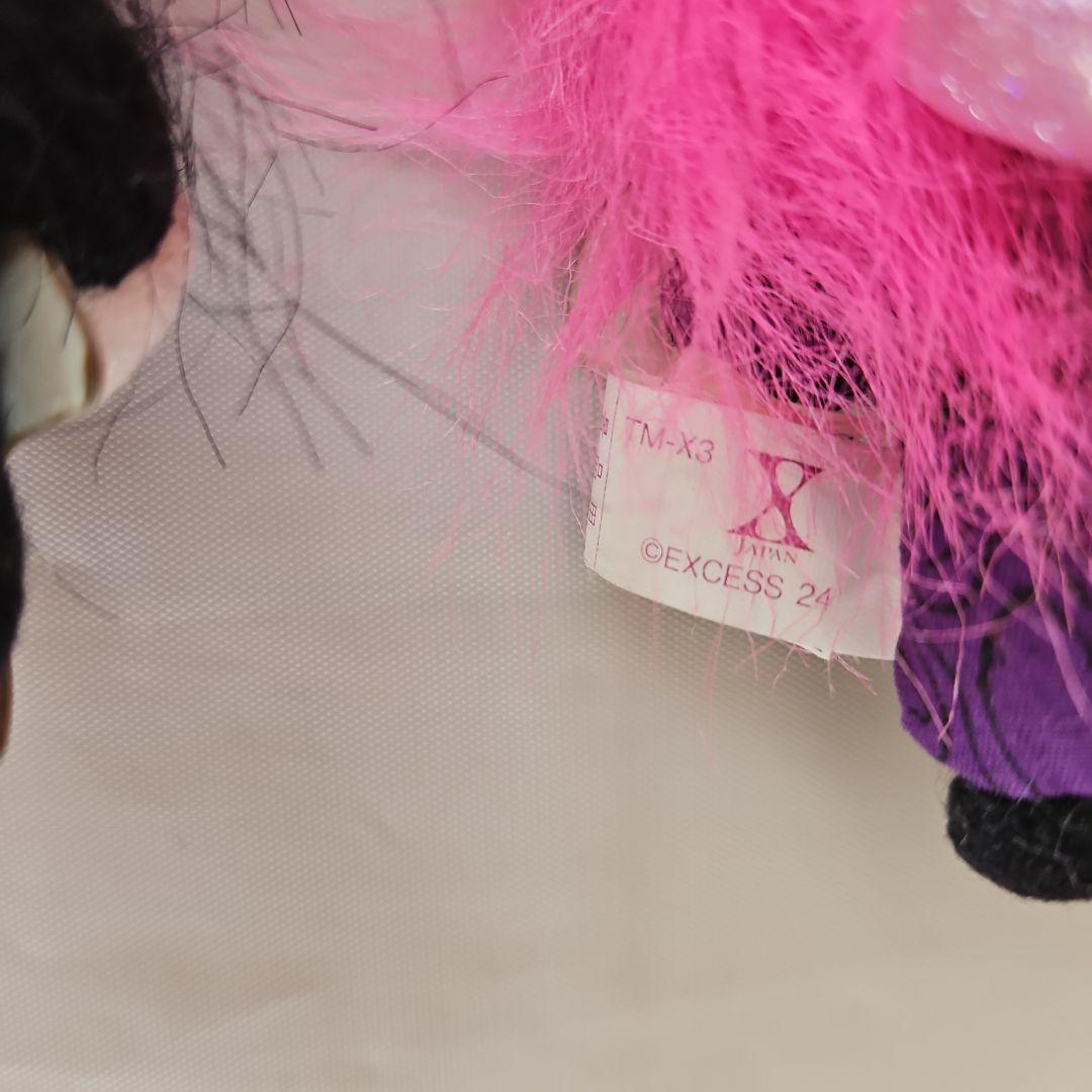 希少 HEATH hide　PATA ギター付 ぬいぐるみキーホルダー