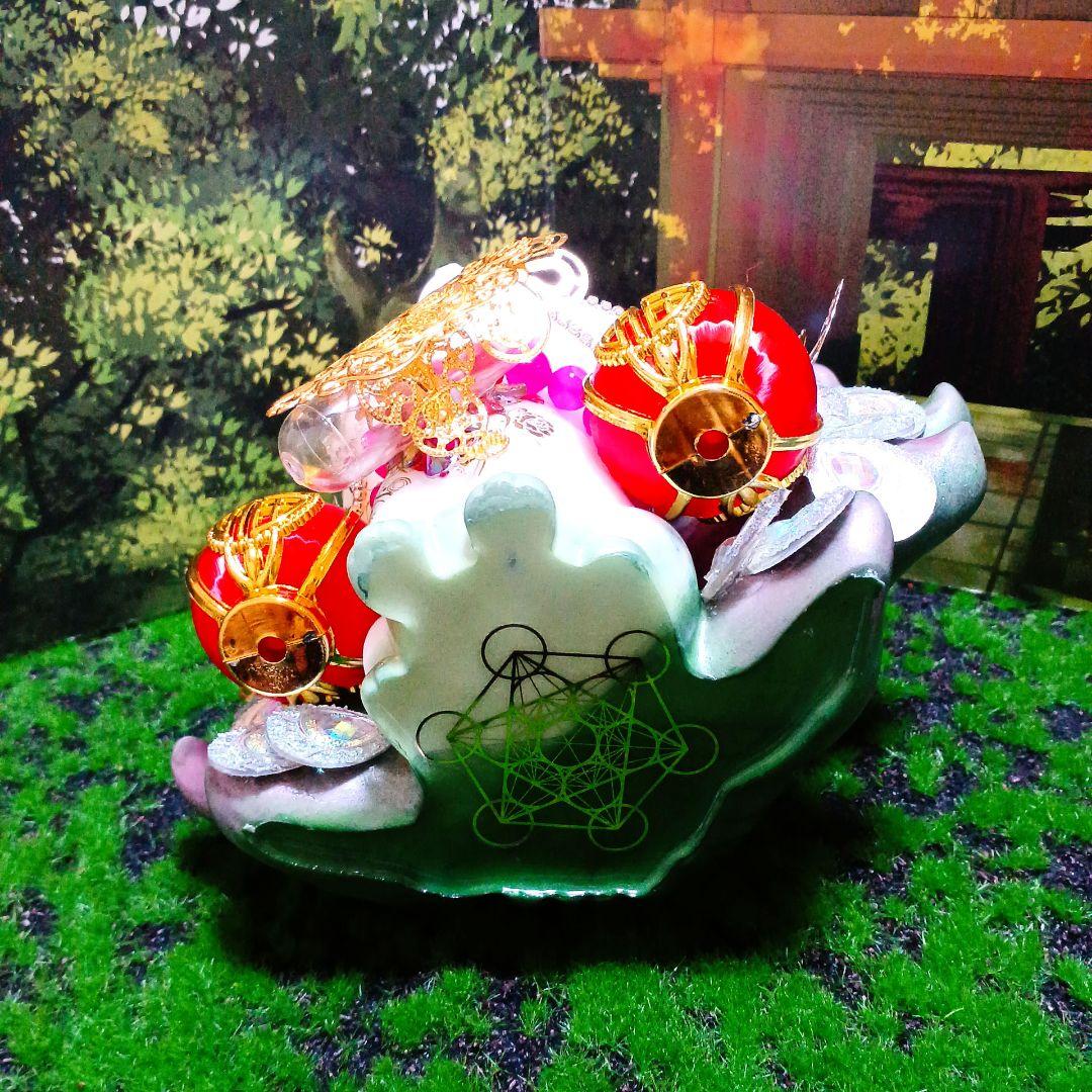 九尾の狐 BIG（ビッグ）✨⭐️オルゴナイト⭐️✨財運・金運・幸福・子孫繁栄