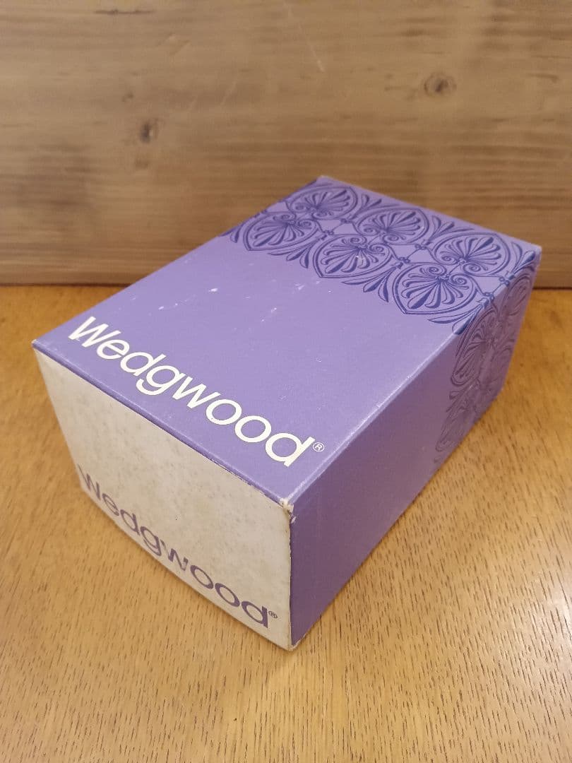 　ウェッジウッド　ジャスパー　ブラック　ハート型　小物入れ