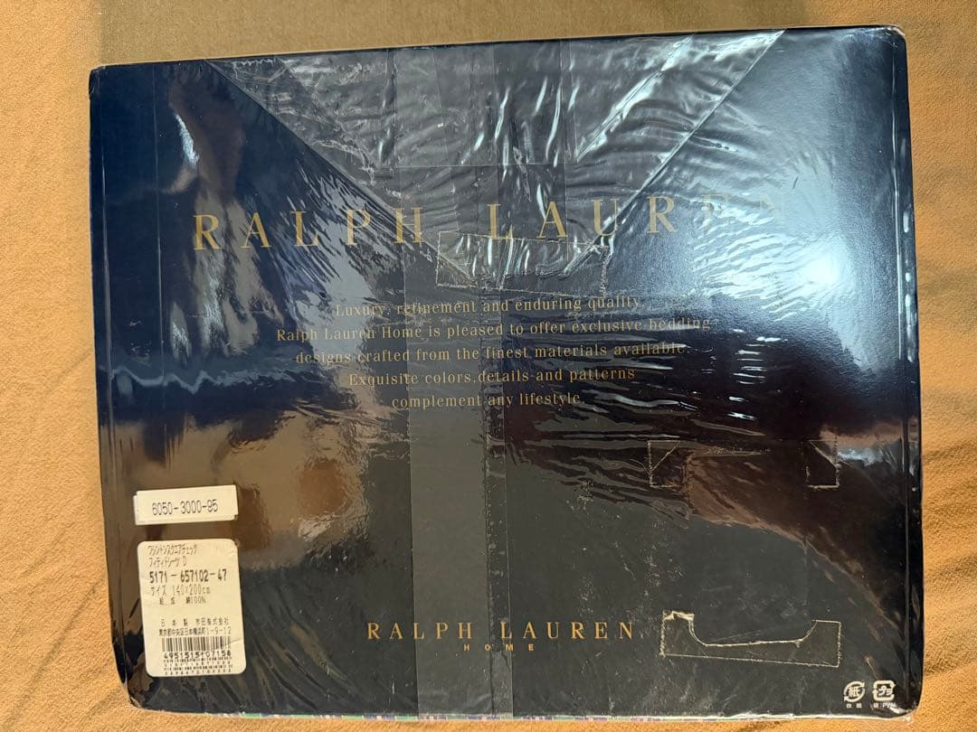 Ralph Lauren セミダブル チェック柄 ボックスシーツ