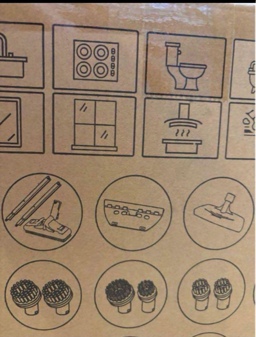 スチームクリーナー　1.5L容量　洗浄機連続スチームロック　23個のアクセサリー