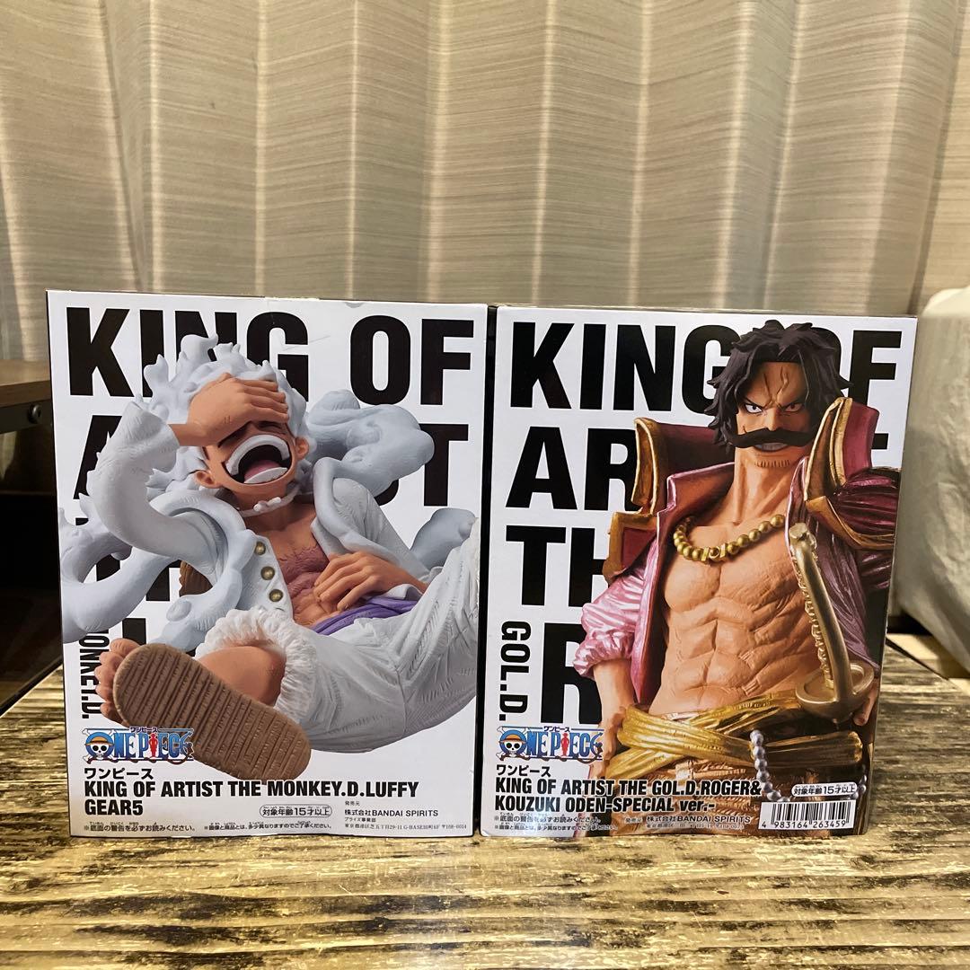 ワンピース キングオブアーティスト　ギア5 ニカルフィ ロジャー 2体セット