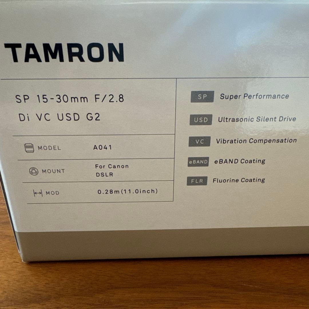 レンズ(ズーム) TAMRON SP 15-30mm F/2.8 Di VC USD G2