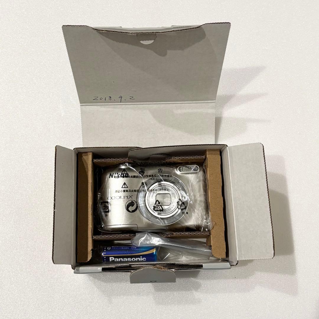 完動品 ニコン クールピックス デジタルカメラ A10 シルバー