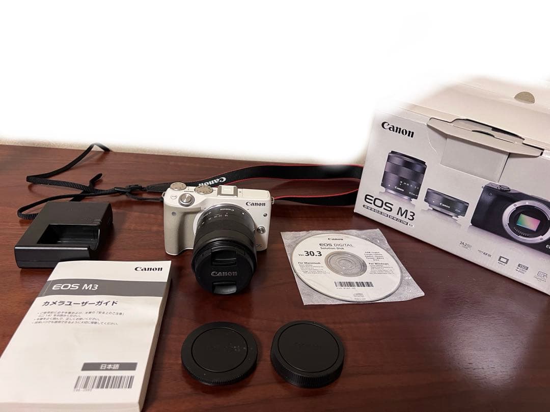 Canon EOS M3 ホワイト ミラーレス一眼