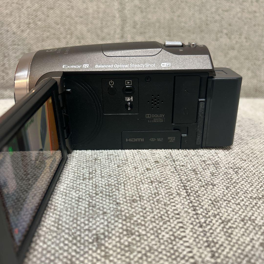 【美品】SONY HDR-CX680 ブラウン 付属品・元箱付き ビデオカメラ