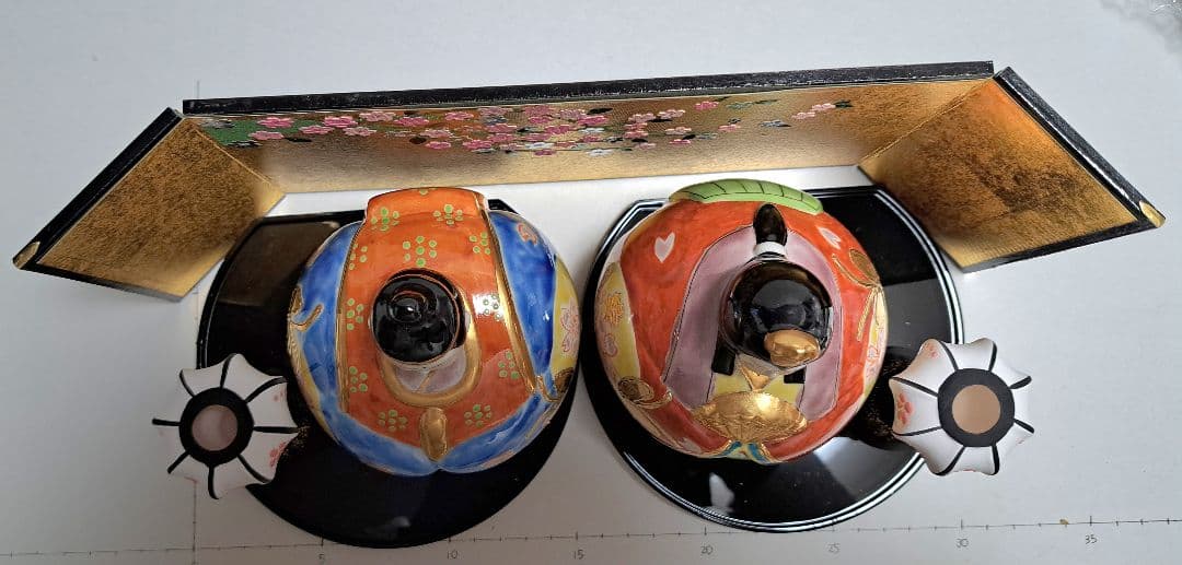 特価3月3日まで k-⑨九谷焼 ひな人形 玉雛