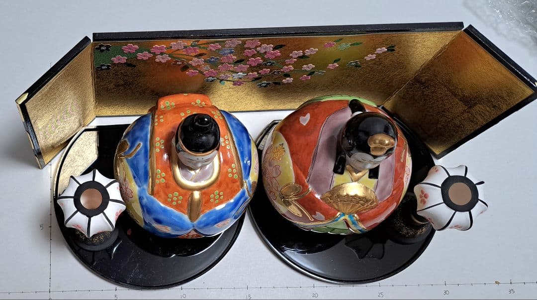 特価3月3日まで k-⑨九谷焼 ひな人形 玉雛