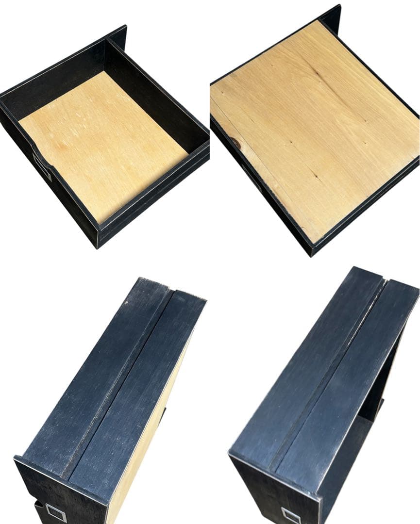 M&M カスタムパフォーマンス　木製5段収納ラック キャスター付き