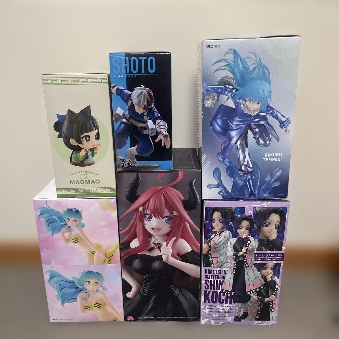 最新プライズフィギュア6体セット