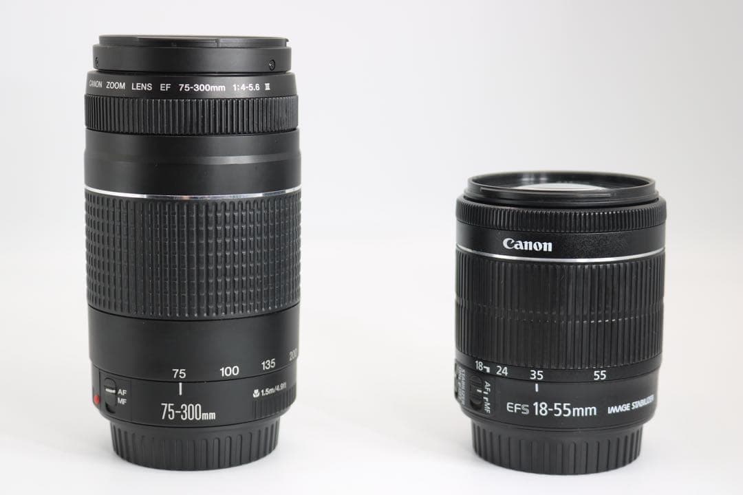 超美品 【Canon EOS Kiss X8i ダブルレンズセット】 安心保証◎