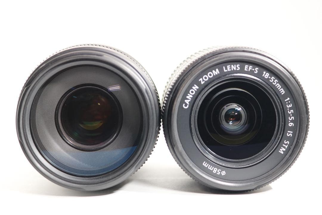 超美品 【Canon EOS Kiss X8i ダブルレンズセット】 安心保証◎