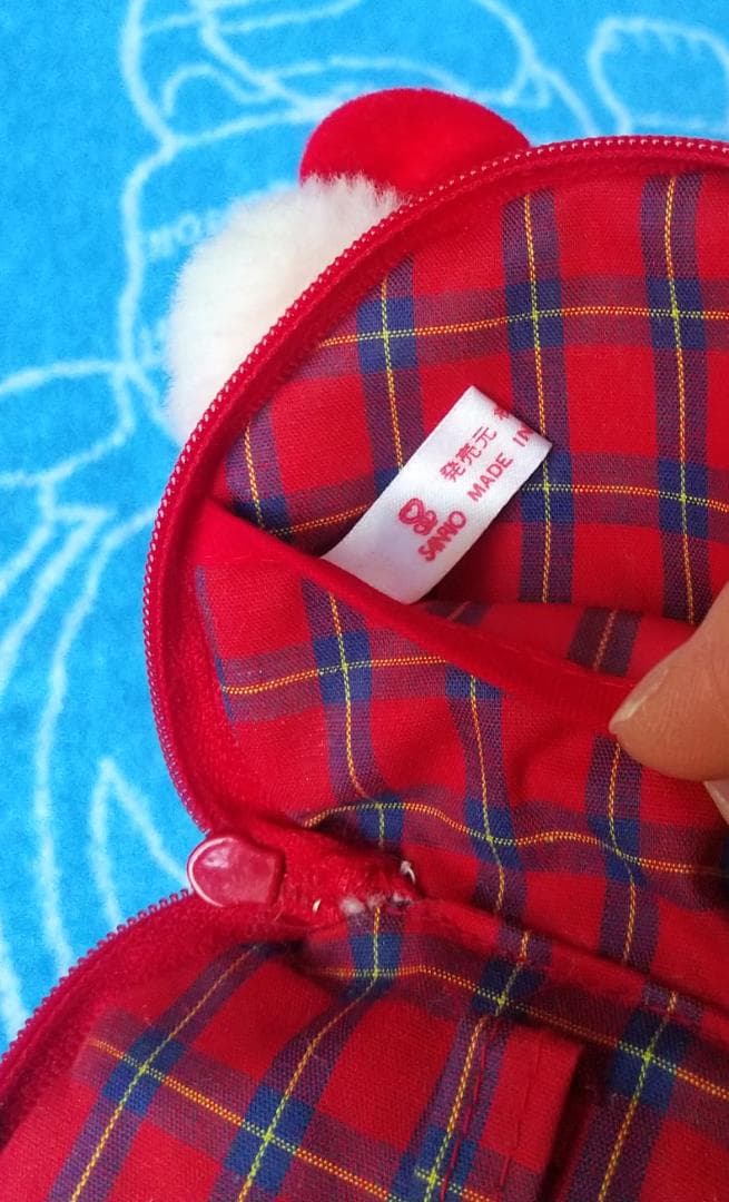 キティ　裁縫セット　ソーイングセット　タイニーチャム　クリスマスブーツ　 巾着