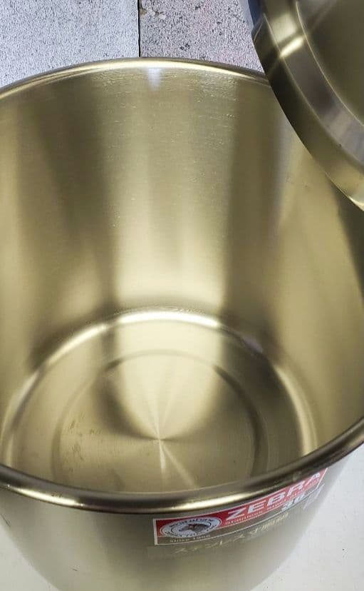 《新品未使用》ZEBRA ステンレス鍋 36cm 蓋付き 寸胴